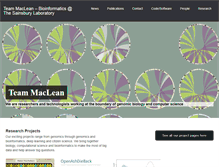 Tablet Screenshot of danmaclean.info